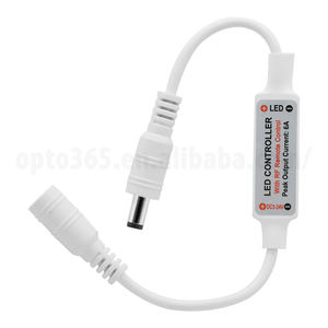 5V 12V 24V RF <span class=keywords><strong>LED</strong></span>-Fernbedienung mit DC-Anschluss, einfach zu bedienen für einfarbige <span class=keywords><strong>LED</strong></span>-Streifenlichter, Dimmersteuerung - Product Image 5