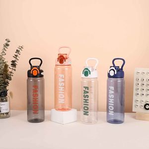 Multi-Use Food-Safe, Transparent Solid Color PC Plastic Water Bottle - Product Image 2