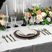 Verre à champagne de luxe français de haute qualité, gobelet vintage en verre gaufré pour décoration de mariage et fêtes à domicile