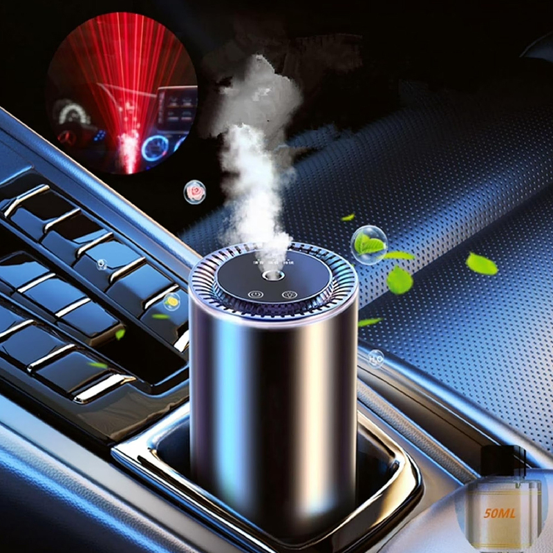 Car Air Purifier with Ambient Lighting