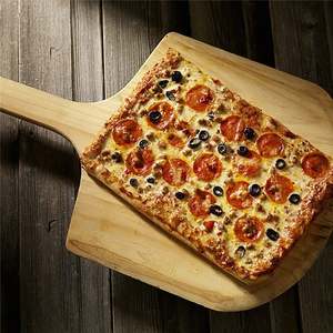 Buccia per <span class=keywords><strong>Pizza</strong></span> a forma rotonda di lama in metallo taglierine per pineta con Paddle a buon mercato Mini legno 16X18 confezione <span class=keywords><strong>da</strong></span> 3 alimenti integrali Super ciliegia - Product Image 3