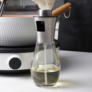 อุปกรณ์ครัว ของใช้ในบ้าน เป็นมิตรกับสิ่งแวดล้อม ขวดสเปรย์น้ำมันสแตนเลสเกรดอาหาร ขนาด 200 มล. สำหรับทำอาหาร ปิ้งย่าง อบขนม - Product Image 2