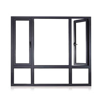 Ventana Corredera Broken Bridge con Mosquitera Integrada Ventana de Aluminio para Balcón de Villa con Aislamiento Acústico y Térmico