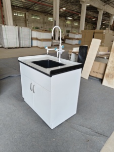 Tavolo da Lavoro Moderno per Garage e Laboratorio, Banco da Gioielleria, Scrivania per Arredamento Commerciale - Product Image 3