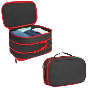 BSCI factory Wholesale Expandable <b>Clothes</b> <b>Storage</b> Bags Insert Waterproof Travel Compression Packing Cubes - Product Image 1