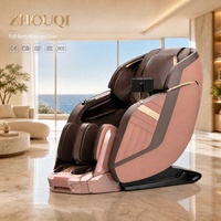 Fauteuil de massage 3D SL Track avec airbag, rouleaux de massage des mollets, massage des pieds, extension automatique, chauffage, haut-parleurs Bluetooth, télécommande tactile