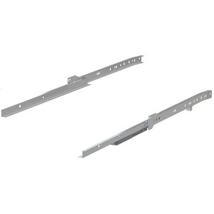 Glissière de tiroir à fermeture douce Rodemuss. Acier estampé. Amorti. Longueur 300 mm / 500 mm. Pour tiroirs. Système long standard. - Product Image 1