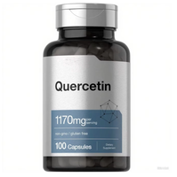 Capsules d'antioxydant naturel Quercétine en stock, très demandées, pour adultes (déconseillé aux femmes enceintes), 120 capsules par flacon