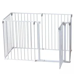 Metal Retractable Large Gate Dog and Baby Safety Barrier Other Baby Supplies & Products