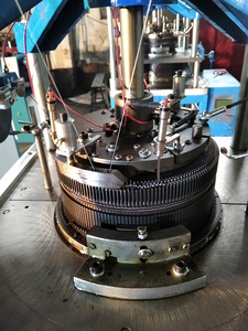 New condition <b>high</b> speed <b>high</b> quality <b>Knee</b> pads knitting butique single jersey <b>knee</b> cap making machine - Product Image 5