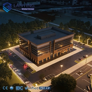<span class=keywords><strong>Edificio</strong></span> Comercial Prefabricado de Acero Personalizado, Hotel, Supermercado, Centro Comercial, Concesionario de Automóviles - Product Image 3