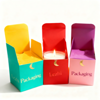 Diffuseur de roseaux vides parfumés personnalisés ensemble personnalisé boîte d'emballage de bougie cadeau en papier rigide de luxe