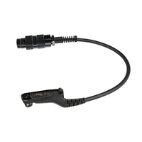 Cable Adaptador de Comunicación para Moto Mototrbo, Conector de Radio Multipin a Conector de Auriculares U328 Macho de 6 Pines