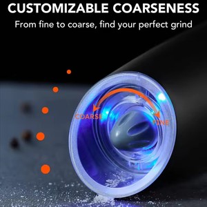 Molino de Pimienta y Sal Recargable de Cerámica y Plástico con Sistema de Gravedad, Novedad de Alta Calidad al por Mayor - Product Image 5