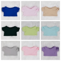 Vêtements pour poupées en peluche OEM/ODM personnalisés 10-20CM : Ensemble T-shirt, Gilet et Pull pour Accessoires de Jouets en Peluche, Vente en Gros, Cadeaux DIY