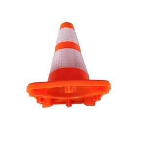 Hồng Kiều 12 Inch 30Cm Chiều Cao Kiểm Soát Giao Thông Cảnh Báo Cone PVC Giao Thông Cones PVC An Toàn Cones - Product Image 5