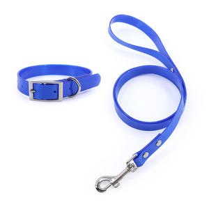 Nueva llegada de alto rendimiento de PVC correa de perro y <span class=keywords><strong>collar</strong></span> conjunto duradero directo de fábrica al por mayor para caminar con mascotas hecho de plástico PU - Product Image 1