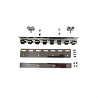 Système de fixation robuste pour rideaux en bande PVC, SS304 /SS201, résistant à la rouille et à la corrosion, type EU