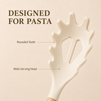 Spatule de service pour pâtes en silicone avec manche en bois, résistante aux hautes températures, qualité alimentaire, pour poêle antiadhésive
