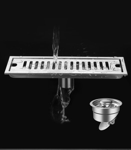 Hiện đại tuyến tính 304 thép không gỉ cống sàn chống mùi tắm dài bao gồm Hot Bán hình chữ nhật đánh bóng nhà vệ sinh thoát nước - Product Image 6