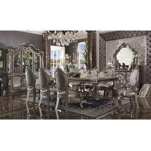 2021 Modern Kitchen <strong>Dining</strong> Room Furniture Designs Royal Design <strong>Dining</strong> Table <strong>Sets</strong> with Cabinet - Product Image 1