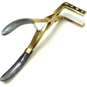 Pinzas para Extensiones de Cabello Obexa de 7 Pulgadas, Doradas, Antideslizantes, con Mango de Acero Inoxidable de Grado Quirúrgico y Silicona, Herramienta para Cintas Adhesivas - Product Image 2