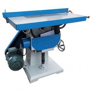 เครื่องเลื่อยวงเดือนไฟฟ้าอัตโนมัติสำหรับงานไม้ พร้อมใบเลื่อยสำหรับตัดและเซาะร่อง มุมแกว่งวงกลม 45 องศา พร้อมโต๊ะเลื่อยปรับเอียงได้ - Product Image 5