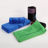 Serviettes en microfibre personnalisées avec logo, séchage rapide, super absorbantes, multi-usages, pour la salle de sport, l'extérieur, le spa, le salon, le visage, les mains, usage quotidien, serviettes de fitness
