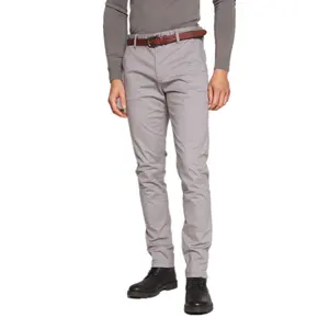 Hoge Kwaliteit Casual Kaki Katoenen Twill Broek Mannen Broeken Straight Slim Fit Chino Broek