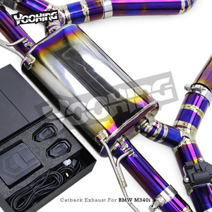 ระบบท่อไอเสียแคทแบคไทเทเนียมสำหรับ M340/M340i G20 3.0T ปี 2019-2024 ระบบวาล์วทรอนิกสมรรถนะสูง - Product Image 3