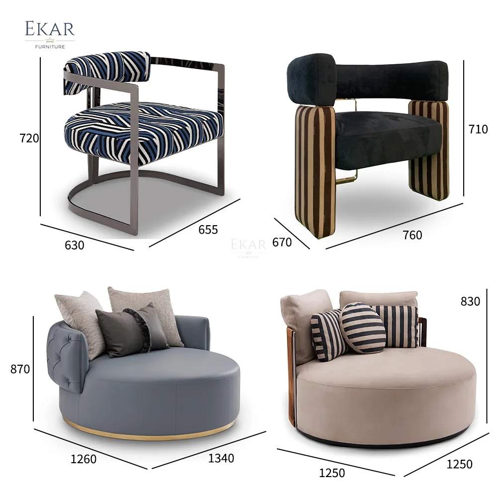 प्रीमियम लाउंज चेयर संग्रह: आराम और समकालीन डिजाइन सिंगल सोफा कुर्सी का एक मिश्रण