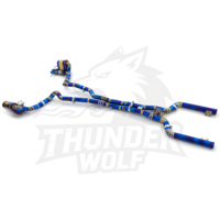 Accessoires d'échappement pour voitures de performance HT_Titanium Allyo Match 3 Valves Catback Exhaust compatible avec Mercedes-Benz W205 C63S/C63 4.0T