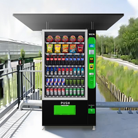 Distributeur automatique de boissons et de snacks TCN 24/7 pour l'extérieur avec reconnaissance d'âge, distributeur intelligent de boissons combinées pour le marché allemand et européen