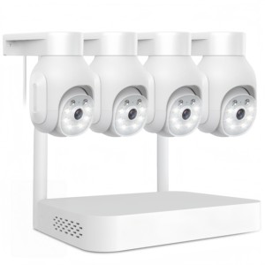 12 inç HD ekran 4CH 5MP WIFI Dome kamera iki yönlü ses gece görüş NVR seti güvenlik sistemi bulut veri CMOS sensör geniş açı - Product Image 5