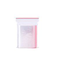 Sacs à bonbons en polyéthylène à fermeture éclair, 100 pièces, fermeture éclair, pour stockage de collations, sacs transparents refermables, poches à fermeture