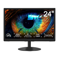 Moniteur de bureau LCD TFT à panneau TN de 24 pouces avec résolution 1920x1080 Taux de rafraîchissement 75Hz Fonction HDR pour la publicité et l'utilisation d'ordinateurs