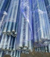 DIN976 Threaded Rod Carbon Steel Galvanized Grade 4.8 8.8 M6-M72 for Construction Fastening
