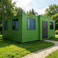 Maison conteneur extensible étanche FLKT à installation facile, garantie 2 ans, maison préfabriquée moderne, usine source, vie de luxe