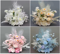 Décoration de Mariage Centres de Table Floraux Fournitures de Fête Fleur Artificielle Faite Main de Luxe