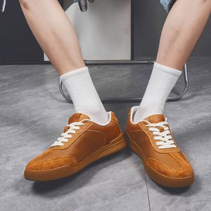 Chaussures de skate pour hommes 2026 – Baskets décontractées haut de gamme en cuir véritable respirant pour l'été – Baskets blanches pour hommes - Product Image 4