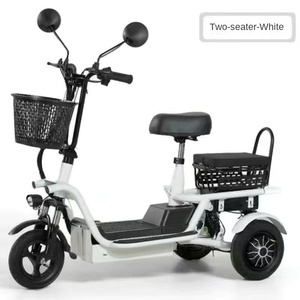 Vente en gros <span class=keywords><strong>Tricycle</strong></span> électrique pour adultes Moto électrique <span class=keywords><strong>vintage</strong></span> 10 pouces Navette scooter pour enfants - Product Image 4