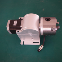 Machine de marquage laser UV rotative pour fibres optiques avec mandrin rotatif pour anneaux et rouleaux