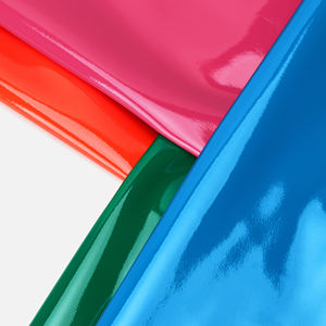 Cuero sintético patentado en relieve elástico de 0,8mm PU estirable para bolsos Totes Textiles para el hogar y guantes decorativos Uso - Product Image 3