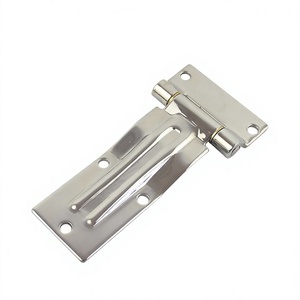 Charnières invisibles de 4 pouces en acier inoxydable zingué pour portes de conteneurs de benne de semi-remorque industrielle sur mesure, garantie 4 ans - Product Image 3