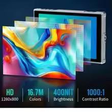 Moniteur vidéo de terrain FEELWORLD FW759 PRO 7 pouces avec écran tactile, 4K, IPS, compatible HDMI, 1280*800 - Product Image 4