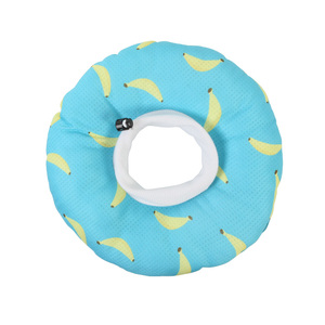 Desain baru Harga Murah dapat disesuaikan poliester cetak kucing anjing e-kerah <span class=keywords><strong>Elizabeth</strong></span> cincin lingkaran - Product Image 1
