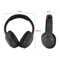 LINX HEADPHONE Stereo nirkabel HM08, Headphone Stereo peredam kebisingan, Headset nirkabel HM08 OEM & ODN OEM ANC