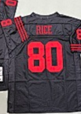 旧金山男子复古队服 # 32 号里基·沃特斯 # 16号乔·蒙塔纳 # 52 号帕特里克·威尔逊等缝制球衣 - Product Image 5