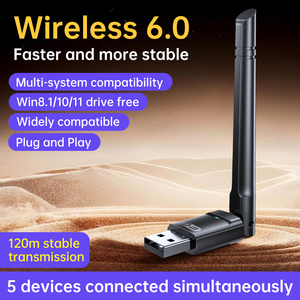Adaptador USB <span class=keywords><strong>Bluetooth</strong></span> com antena, receptor transmissor <span class=keywords><strong>Bluetooth</strong></span> de longo alcance para <span class=keywords><strong>PC</strong></span>, conecta fones de ouvido, alto-falante, mouse, teclado - Product Image 2