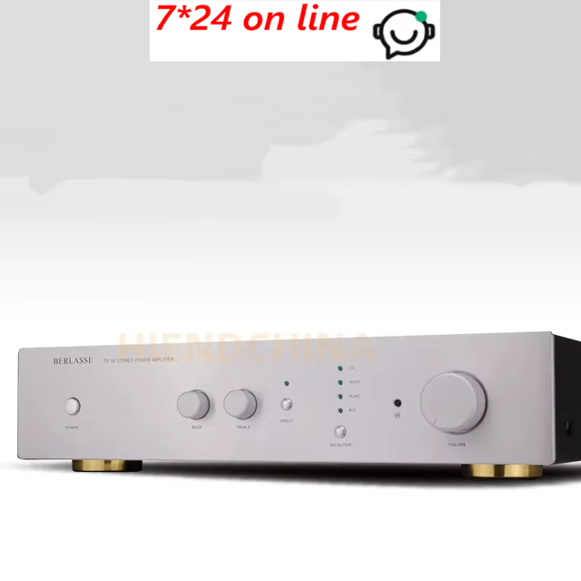 TS-1B Preamp and Power Amplifier - HIFI Stereo High Power Home Audio with Dual Toroidal Transformers and Remote Control